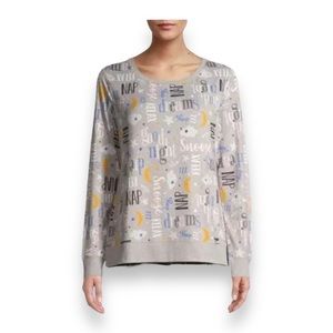 Secret Treasures Women’s Sleepwear All Over Graphic Pajama Top, size 3X